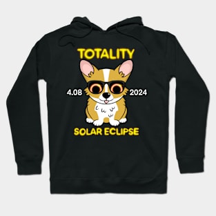 Solar Eclipse Corgi Hoodie